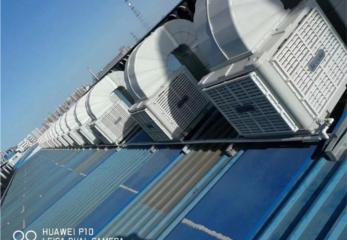 河南金水電纜集團負壓風(fēng)機+冷風(fēng)機降溫工程